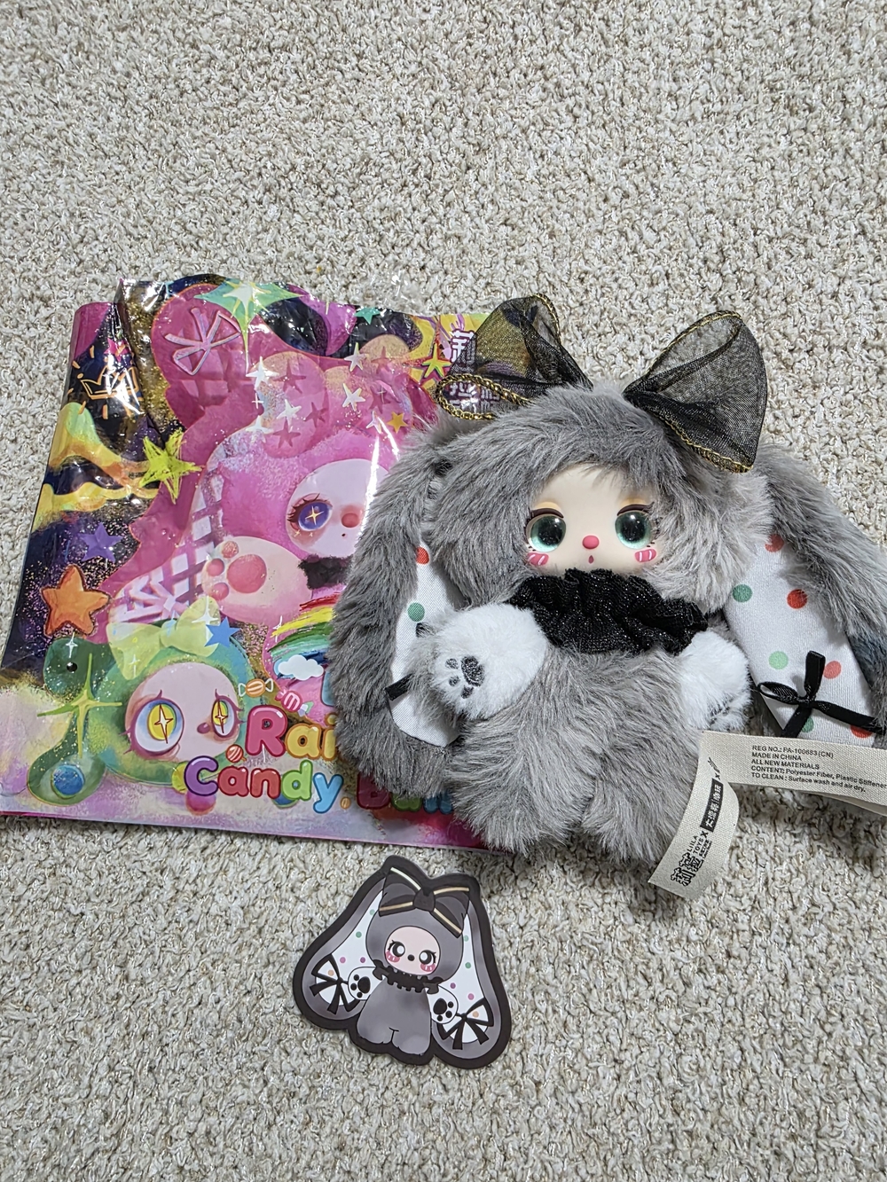 Liila's Rainbow Candy Plush Keychain